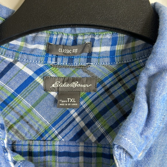 Eddie Bauer Long Sleeve Button Up Shirt Size: TXL - Picture 3 of 10